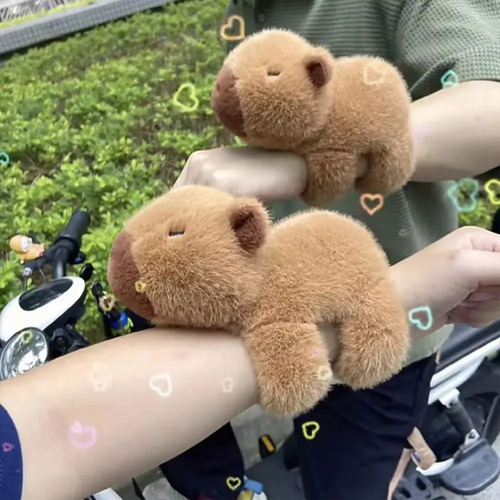 I Pulseira De Pelúcia Em Forma De Capivara, Macia E