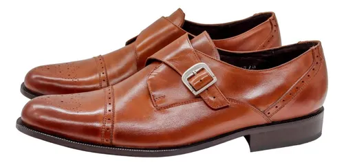 Zapato De Vestir Miel Para Caballero Duque Da Milano 4030 Cuotas