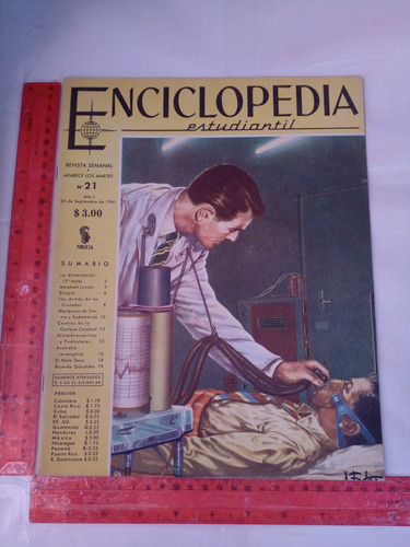 Revista Enciclopedia Estudiantil No 21 Septiembre 1961 