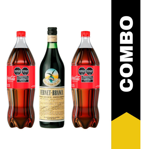 Combo Fernet Branca 750 + Coca Cola 1.75 Promo Zetta Bebidas