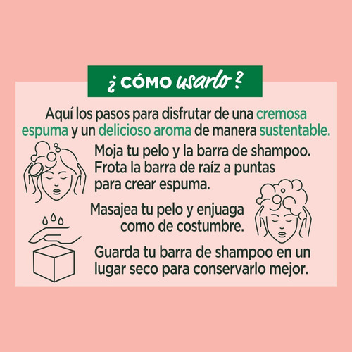 Imagen 4 de 9 de Shampoo En Barra Hair Food Sandía Fructis