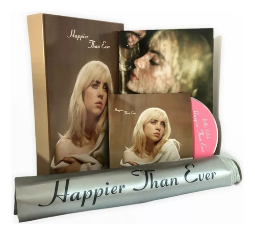 Billie Eilish - Happier Than Ever/Box Exclusive - Versão do álbum de edição limitada em CD