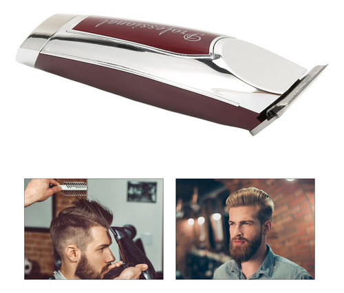 Cortadora De Cabello Eléctrica De Acero Inoxidable Con Carga