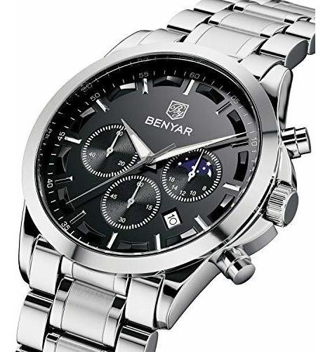 By Benyar Relojes Para Hombre, Impermeable, Deportivo