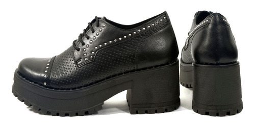 Zapato Acordonado Plataforma Savage Mb-120-5 Calzados Susy