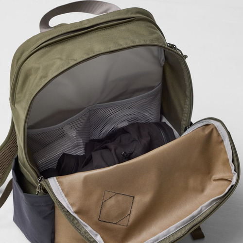 Mochila Vardag Backpack 17 Color Green-Clay Diseño de la tela Liso
