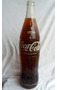 Garrafa Antiga Coca-cola Serigrafia Branca 1977 - 1 Litro Ba