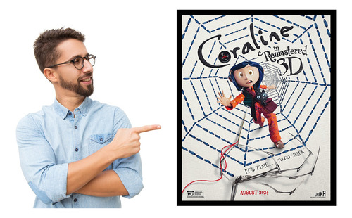 Poster La Película Coraline 3d Remasterizada