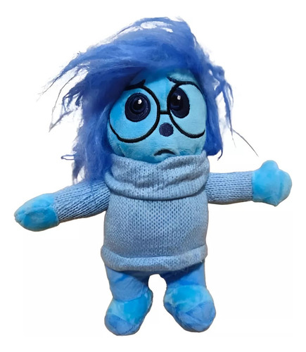 Peluche Intensamente X1 Alegria Ansiedad Furia Temor Triste Azul