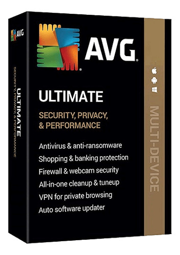 Avg Ultimate 10 Dispositivos Licencia Por 1 Año