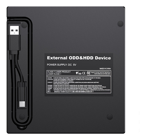 Gravador De Dvd 5 Em 1 Multi-função Unidade Óptica Externa