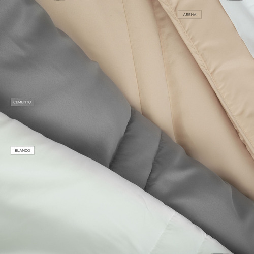 Imagen 2 de 7 de Acolchado 2 1/2 Plazas Palette Matelaseado Soft Touch Cuot