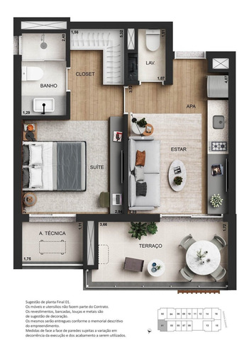 Imagem 26 de 26 de Apartamento À Venda No Bairro Perdizes - São Paulo/sp - O-22022-36523
