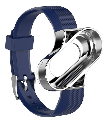 Reloj Inteligente Plástico Bracelet Strap Wristband Azul