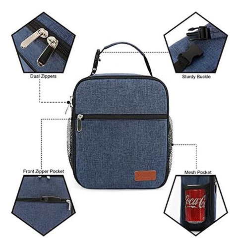Bolso Lonchera Femuar Azul