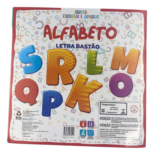 Super Escreva E Apague - Alfabeto, De On Line Editora. Editorial Editora On-line, Capa Mole Em Português