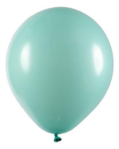 Balão Redondo Profissional Liso - Cores - 8 Buffet - 50 Un. Cor Verde-claro