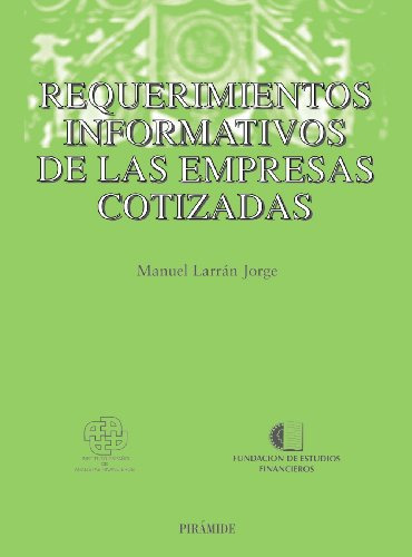 Libro Requerimientos Informativos De Las Empresas Cotizadas