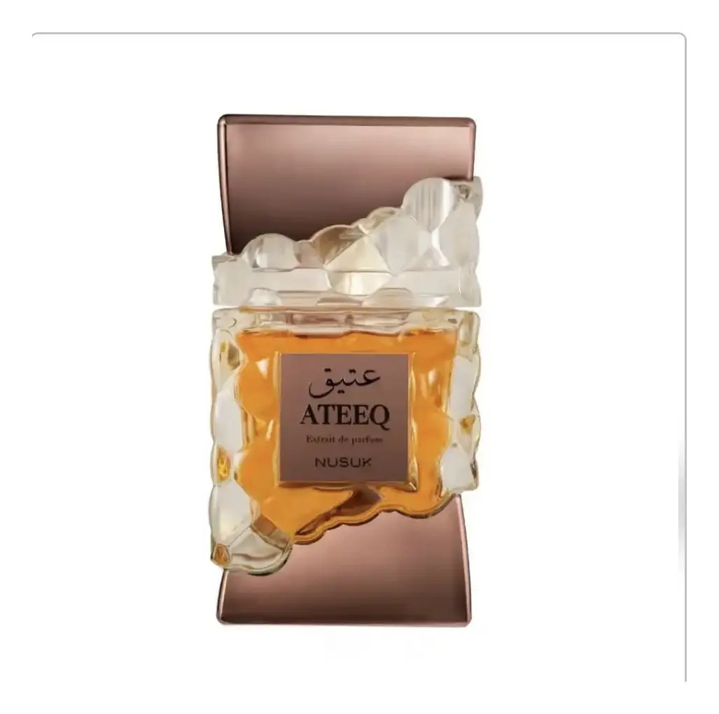 Frasco do perfume Ateeq Nusuk Extrait De Parfum 100ml