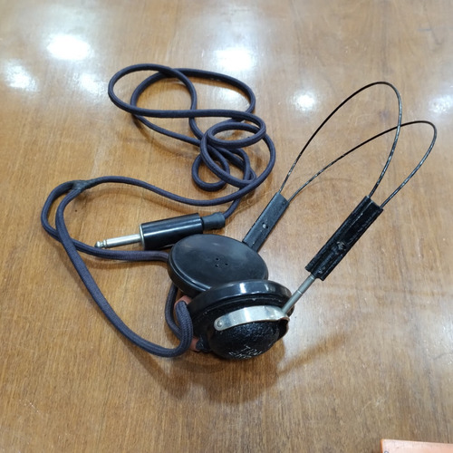 Auriculares Operador Telefónico Metal Baquelita 1950 Tra2k