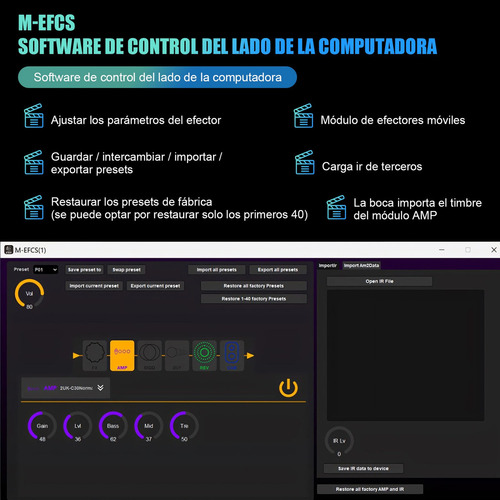 Tuomo M-vave Blackbox Bluetooth Multiefectos Guitarra Pedal Midi Controlador Interruptor De Pie Portátil Y Versátil Para Guitarra, Bajo, Control Daw, Conectividad Inalámbrica, Recargable