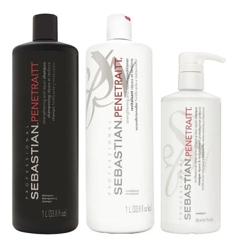 Shampoo1000ml+ Conditioner+ Mascarilla Sebastian Penetraitt