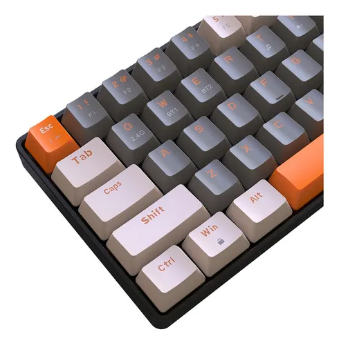 Teclado Mecánico Inalámbrico Ergonómico Para Juegos K68