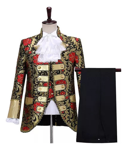 Disfraz Victoriano De Lujo Para Adultos, Príncipe Rey Mediev