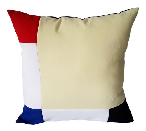 Almohadones 40x40 Estilo Mondrian De Stijl Arte Decoración