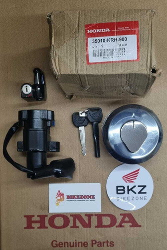 Kit Llaves Cerradura Tambor Original Honda Xr 125l Varillera