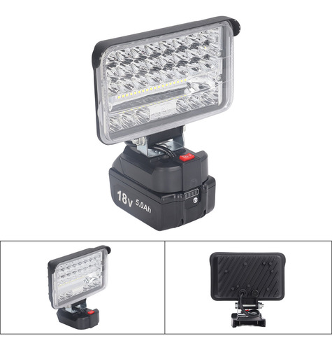 Luz De Trabajo Led De Emergencia, 144 W, 7200 Lm, Portátil