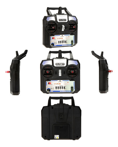 Y Planeador De Control Remoto Flysky Fs-a6 Con Helicóptero