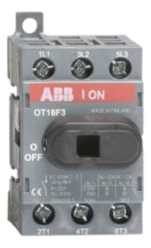 1sca104811r1001 Interruptor-seccionador Abb Ot16f3