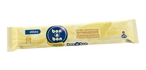 Oblea Bon O Bon Chocolate Blanco X 20u