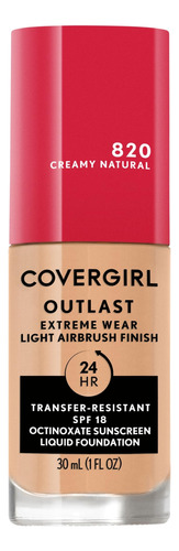 Covergirl Outlast Extreme Wear - Base Líquida 3 En 1 De Co.