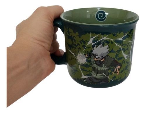 Caneca Kakashi Hatake Cerâmica 470ml Oficial Naruto Shipuden