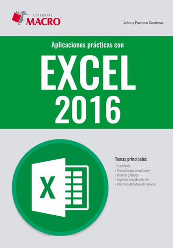 Libro Aplicaciones Prácticas Con Excel 2016 Lku