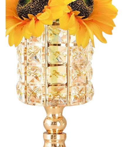 Lámpara Led De Cristal De Girasol Brillo Decorativo De
