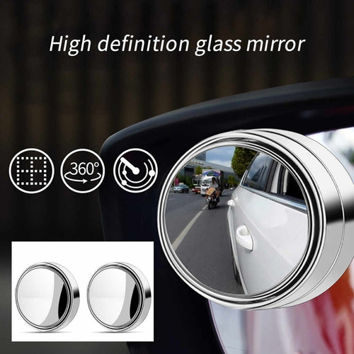 Espejo Retrovisor Panoramico Hd Convexo Para Auto Giro 360