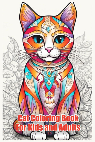 Libro: Cat Coloring Book For Kids And Adults: 19 Unique Kitt