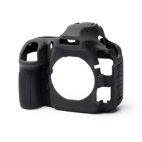 Carcasa Silicon Easycover Negro Nikon D850 + Mica Lcd