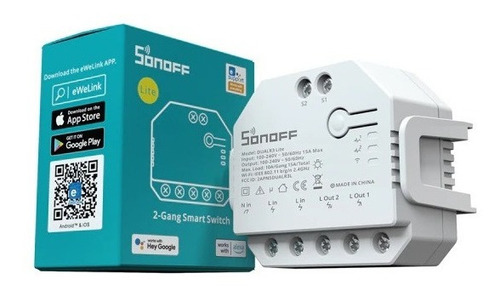 3x Sonoff Dual R3 Lite Wifi Alexa Bivolt Dualr3 Mini 2canais