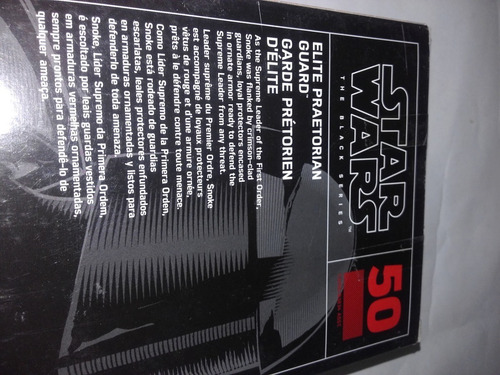 Elite Praetorian Guard The Black Series Star Wars # 50 (Usado)