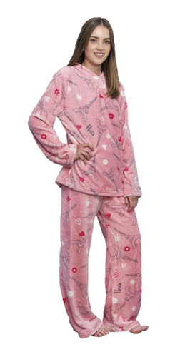 Pijama Supersoft Dama Paris Med Microfibra Ultrasuave Tesso