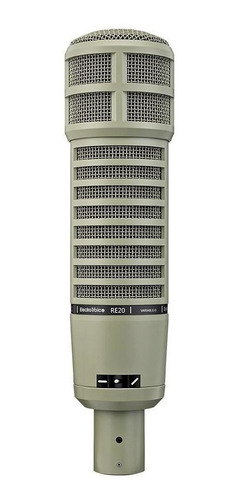 Imagem 1 de 1 de Microfone Electro-Voice RE RE20 dinâmico cardióide bege fulvo