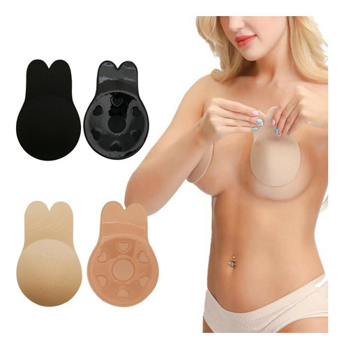 Imagen 6 de 9 de Brasier Levanta Mamas Invisibles Adhesivos Reutilizables Up