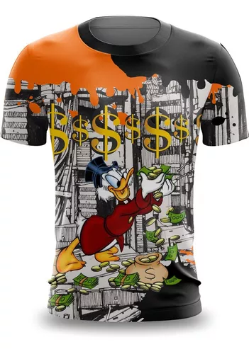 Camiseta Mandrake Pato Donald Tio Patinhas Favela Dry#