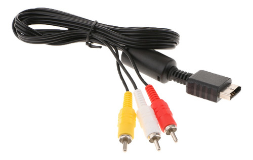 1.8m Amarillo Blanco Rojo Rca Audio Video Cable Av Tv Pc