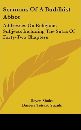 Libro Sermons Of A Buddhist Abbot - Soyen Shaku