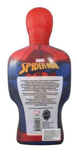 Imagen 2 de 2 de Shampoo 3 En 1 3d Spiderman Con 350 Ml